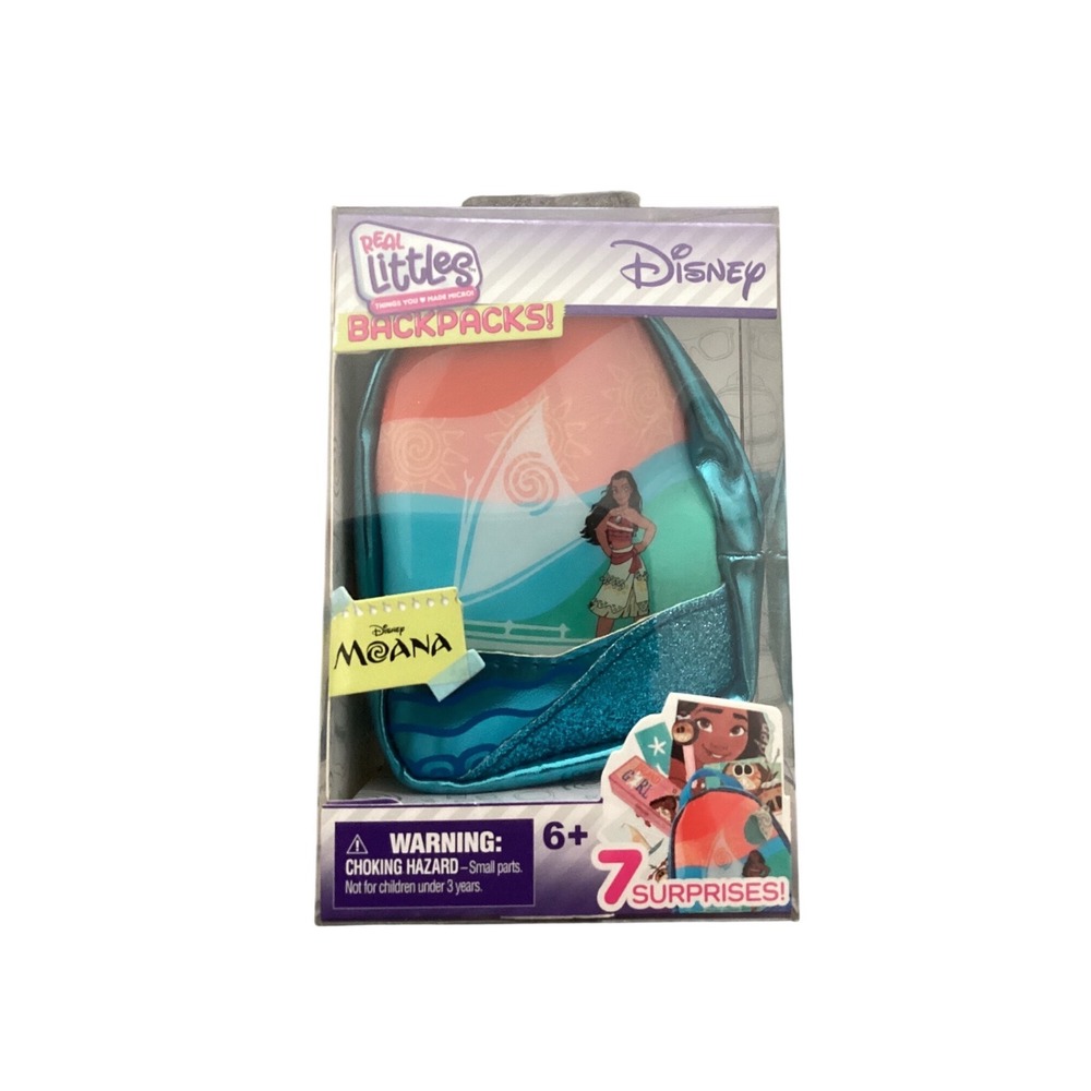 Real Littles Disney Moana Mini Backpack 7 Surprises Micro Collectible Toy‎ New
